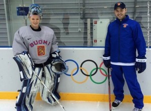 finland-raty-kent Noora Räty and Andrew Kent