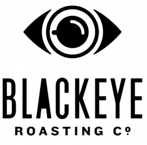 Blackeye roasting company's logo.