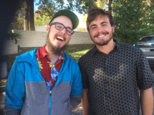 Ricky T. and Glen G. smiling together.