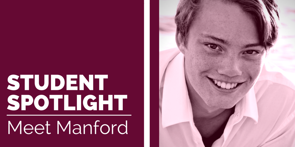 Student Spotlight: Meet Manford.