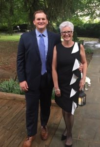 Connor J. pictured with mother.