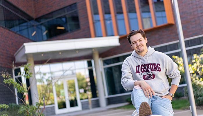 Augsburg student Nathan!