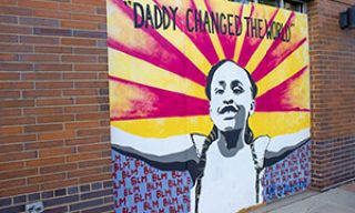 "Daddy Changed the World" - George Floyd's daughter mural 